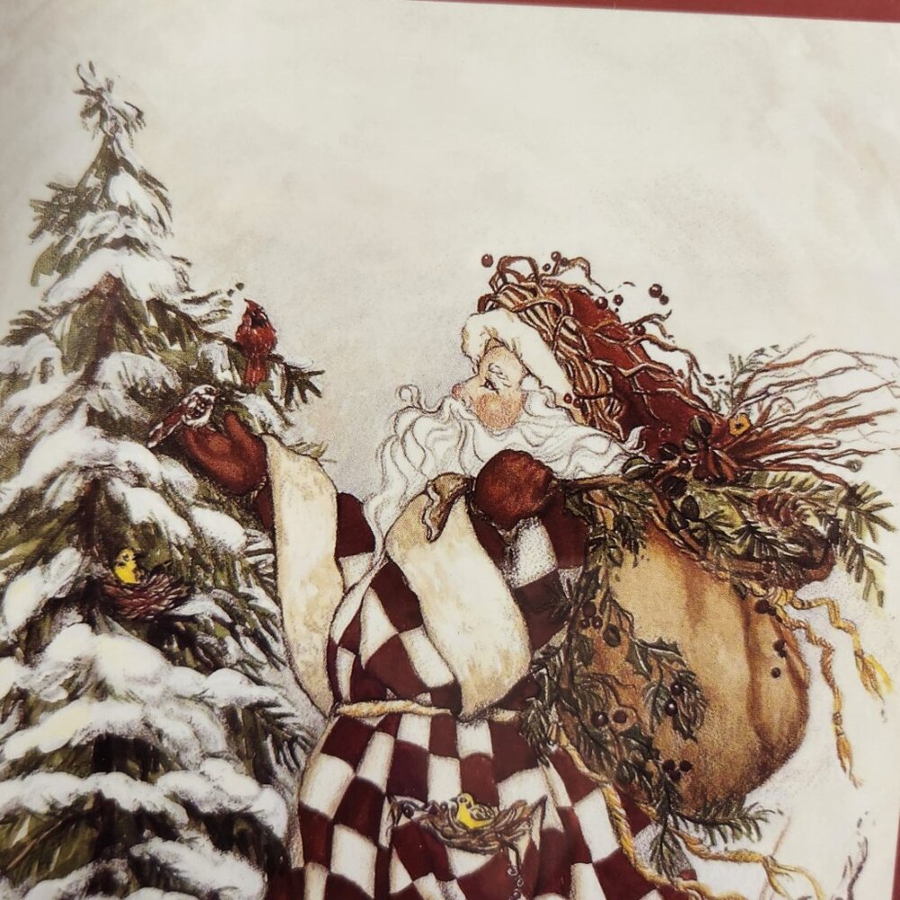 Charlotte Mortimer Old World Santa Prints Matted and Framed EUC - Picture 5 of 8